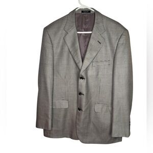 Stafford Men’s Blazer 42R Classic Houndstooth Check Sports Coat Business Casual